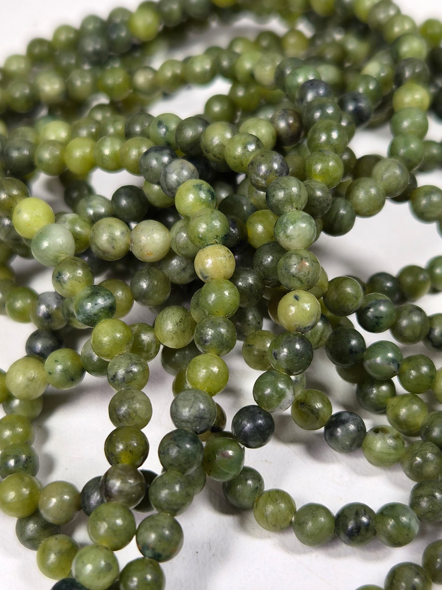 Groene Jade armband 4mm