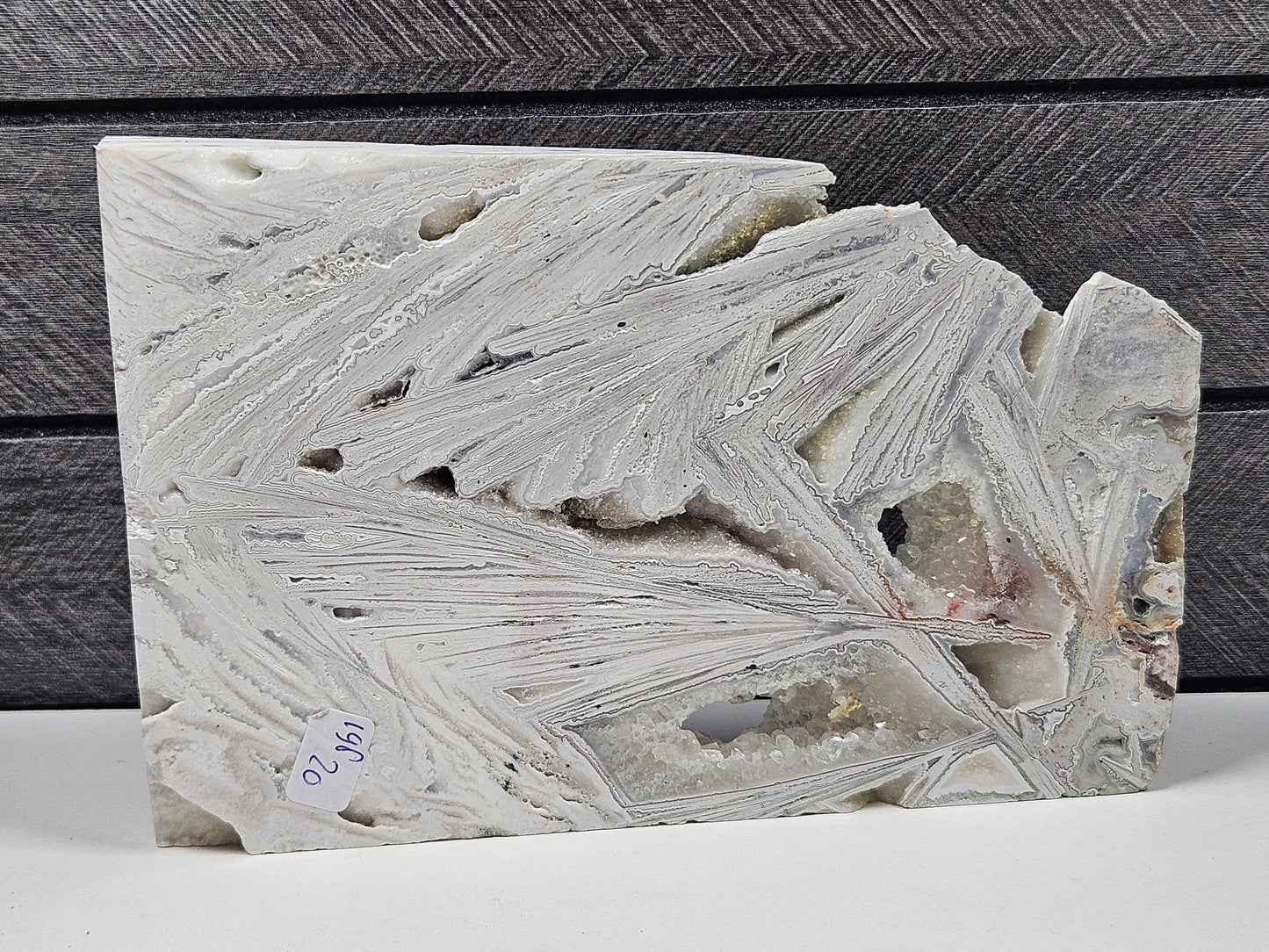 Witte Crazy Lace slab 198 gram
