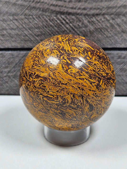 Slangen Jaspis bol 364 gram