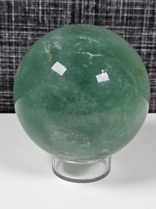 Groene vederfluoriet bol 522 gram