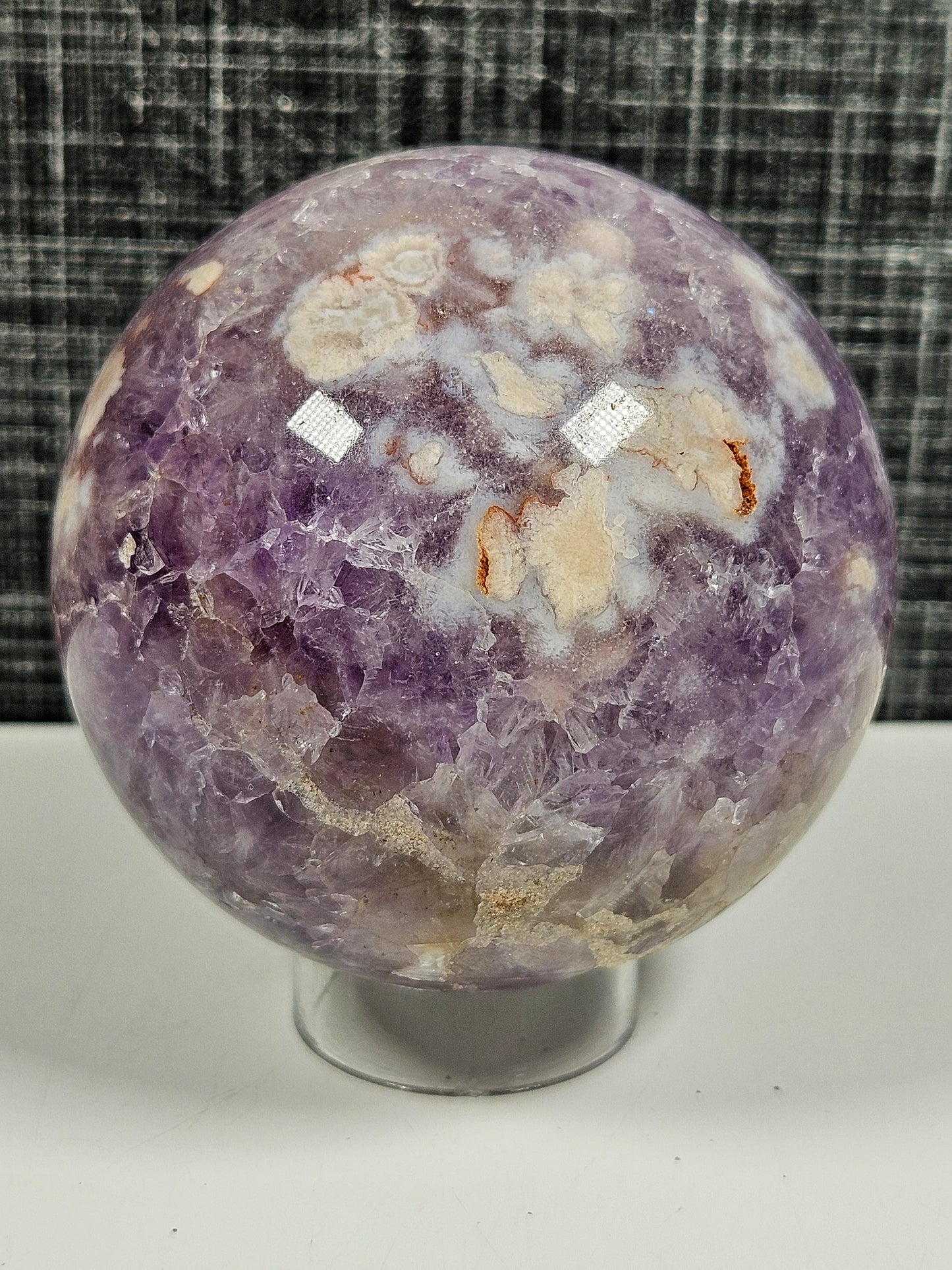 Amethist/Bloemagaat bol 496 gram