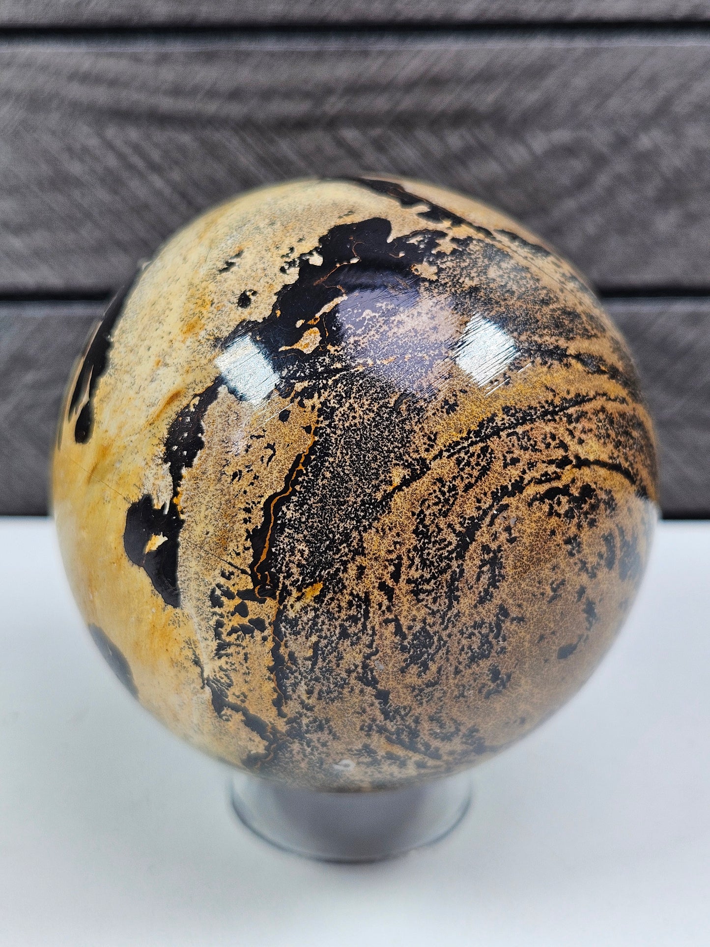 Landschapsjaspis bol 484 gram