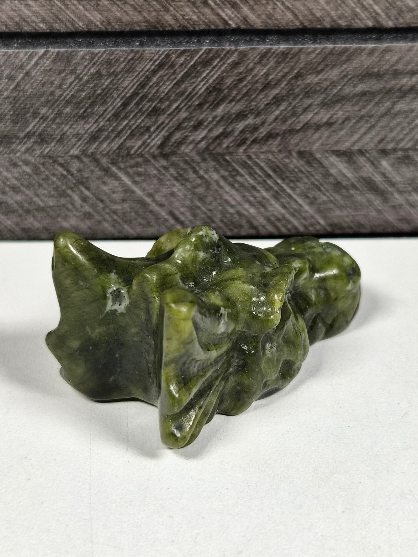 Groene Jade Drakenkop