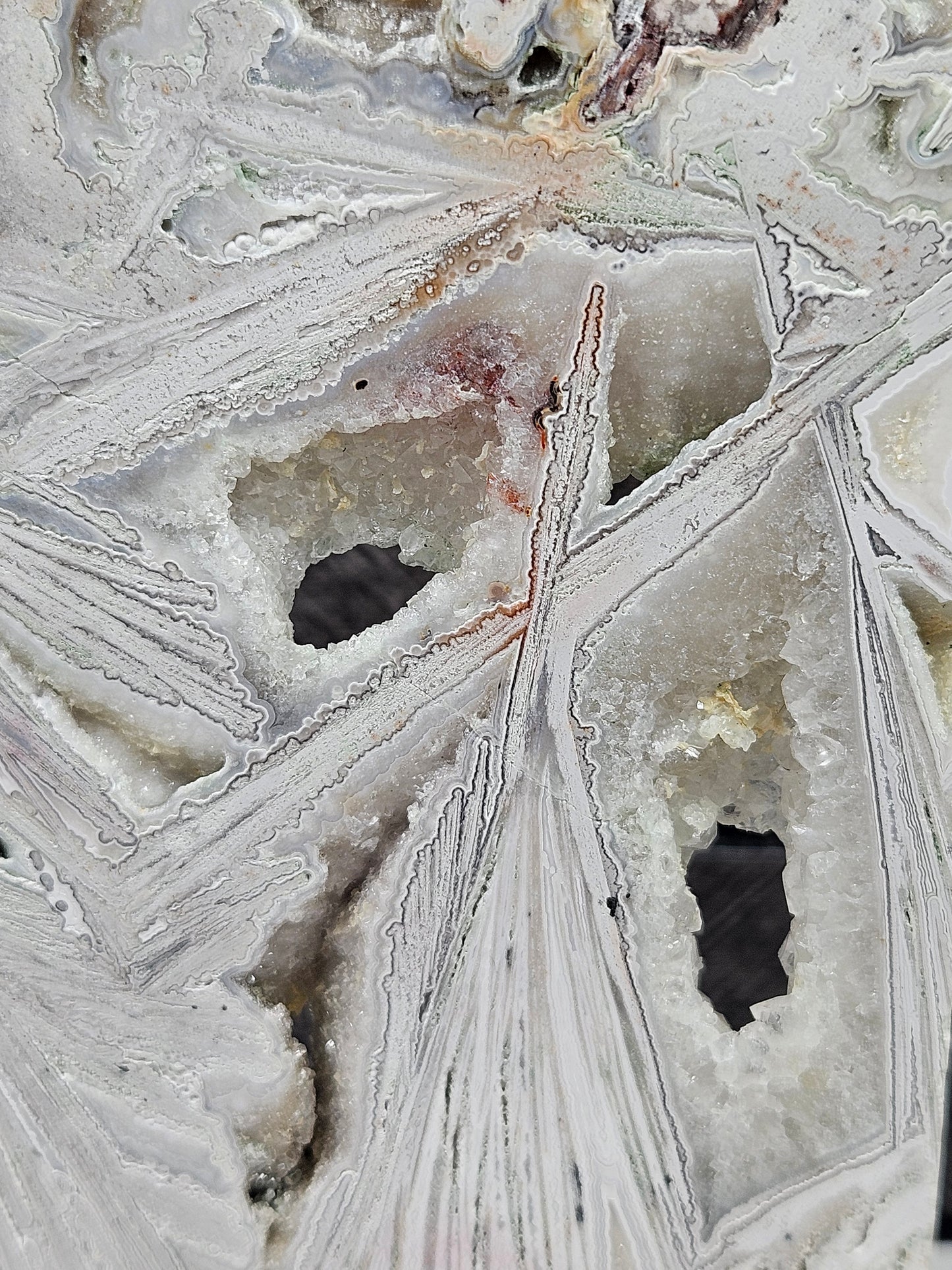 Witte Crazy Lace slab 198 gram