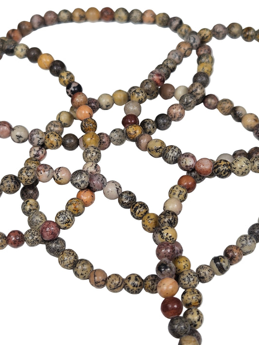 Landschap Jaspis armband 4mm