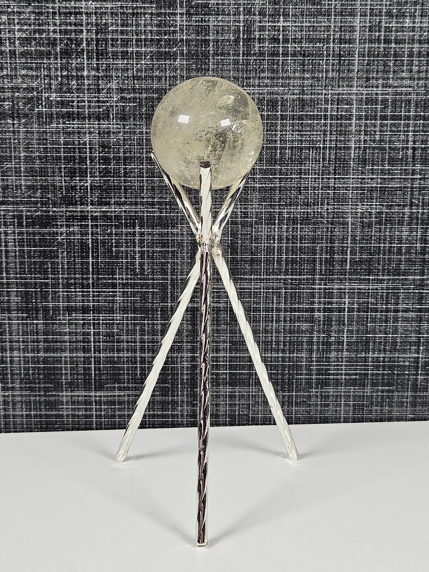 Bolhouder Driepoot zilver L