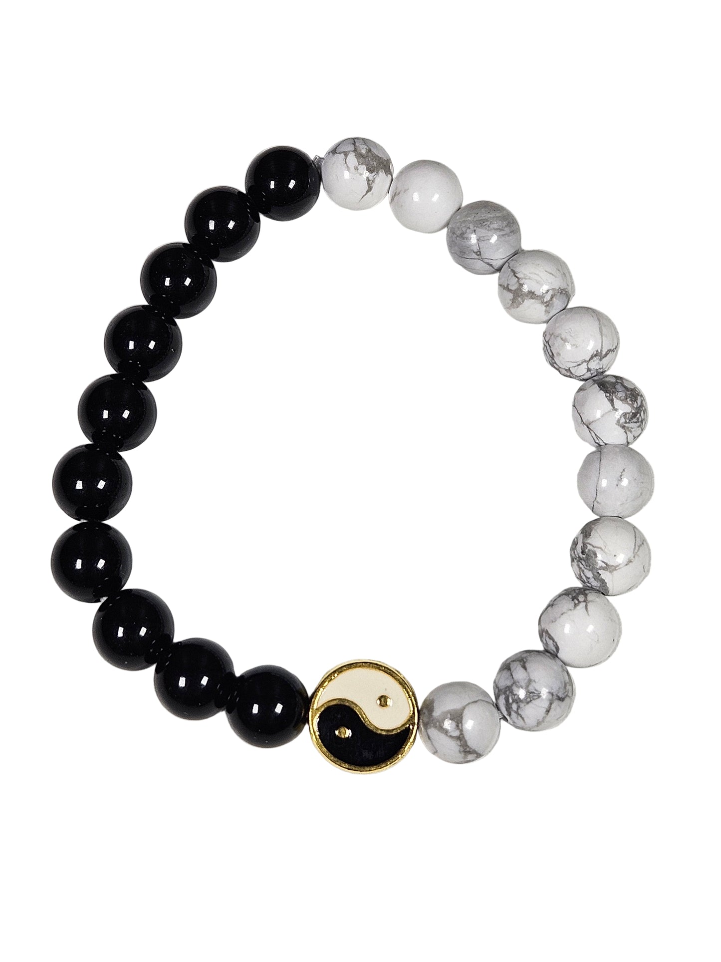 Yin Yang armband 8 mm