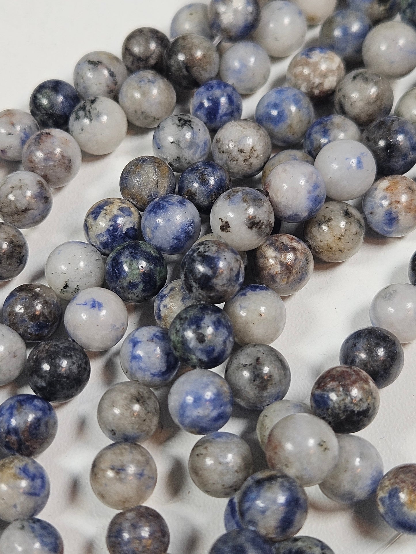 Sodaliet kralenstreng 8mm