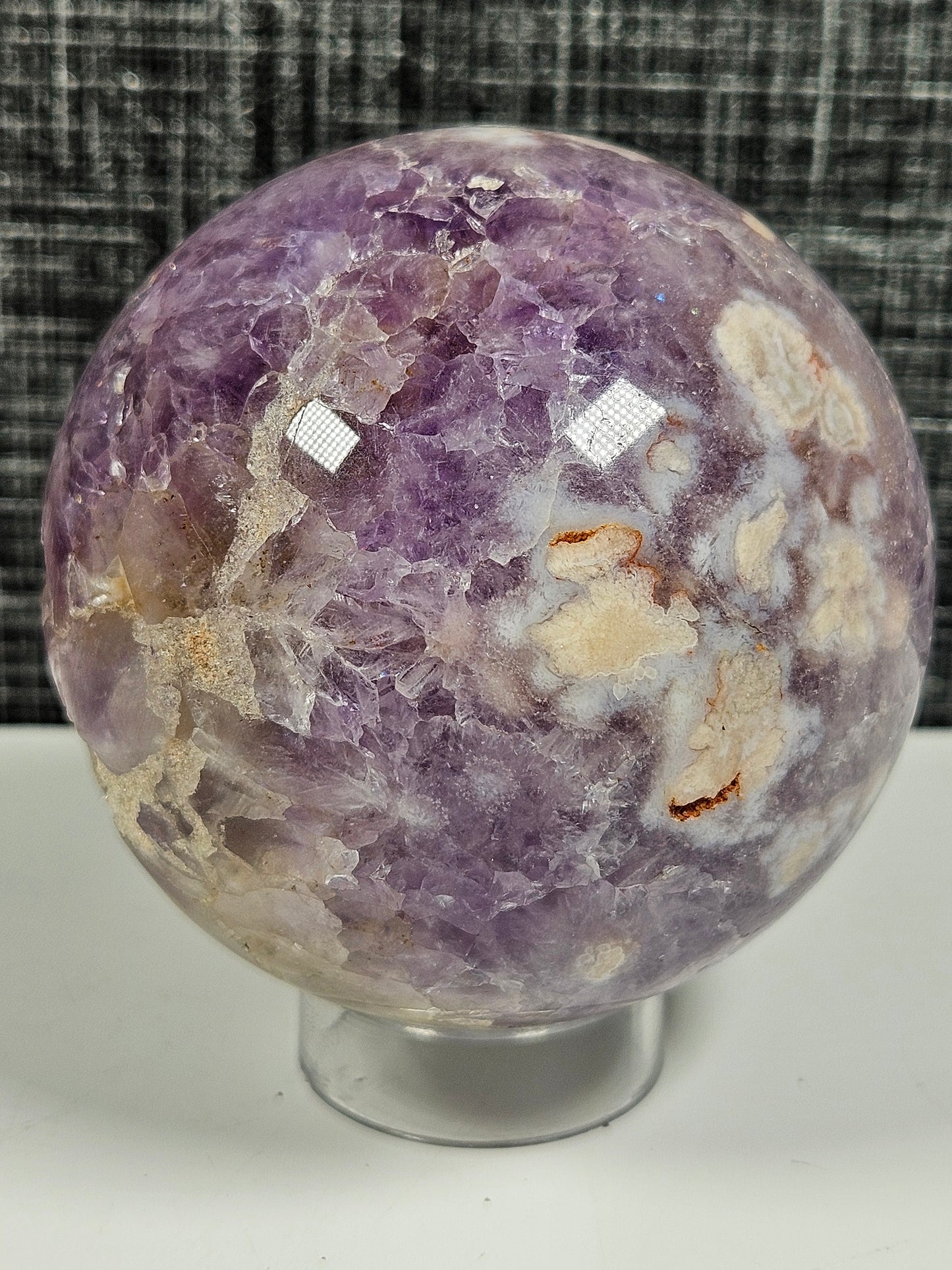 Amethist/Bloemagaat bol 496 gram