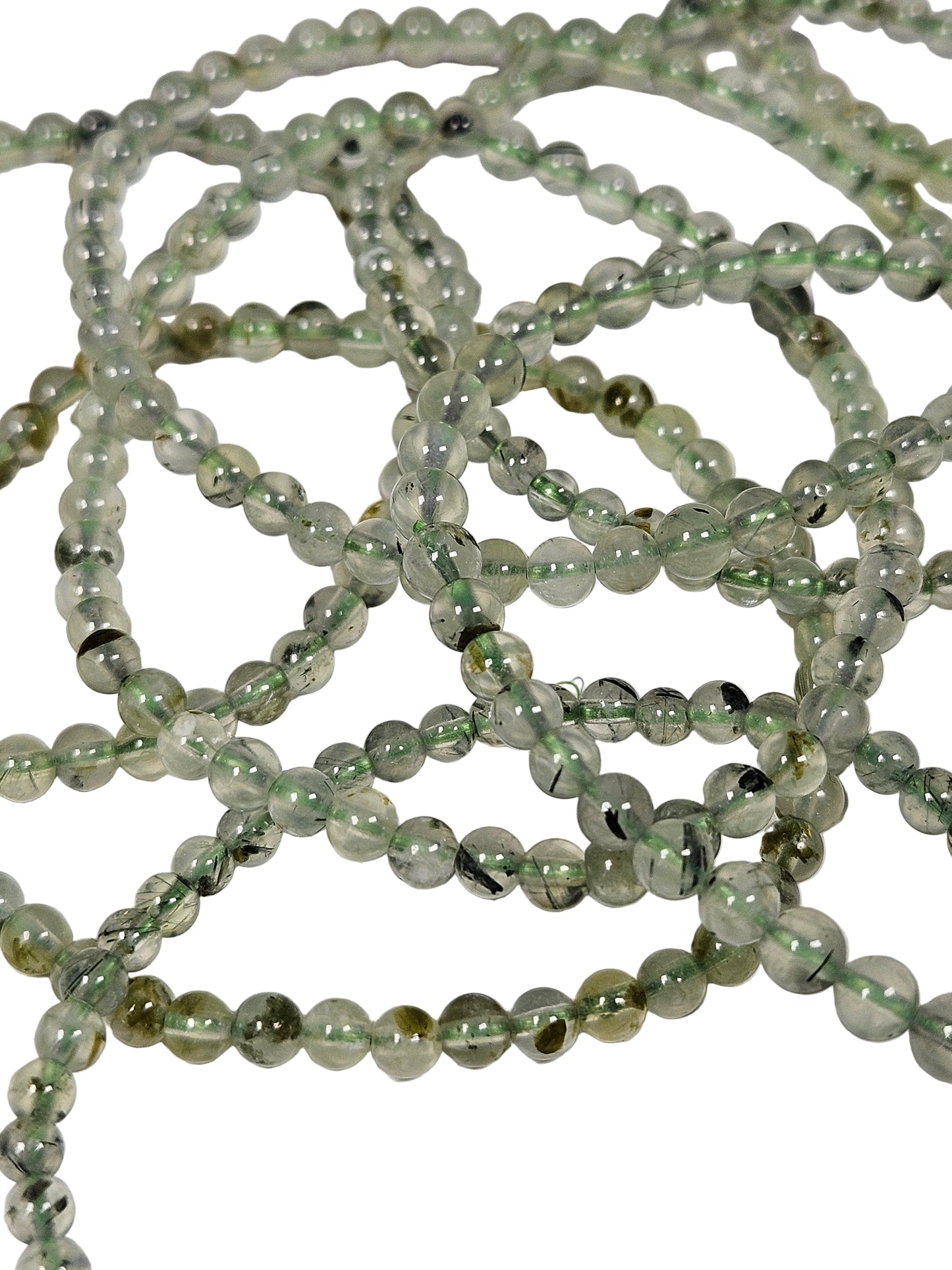 Prehniet armband 4mm