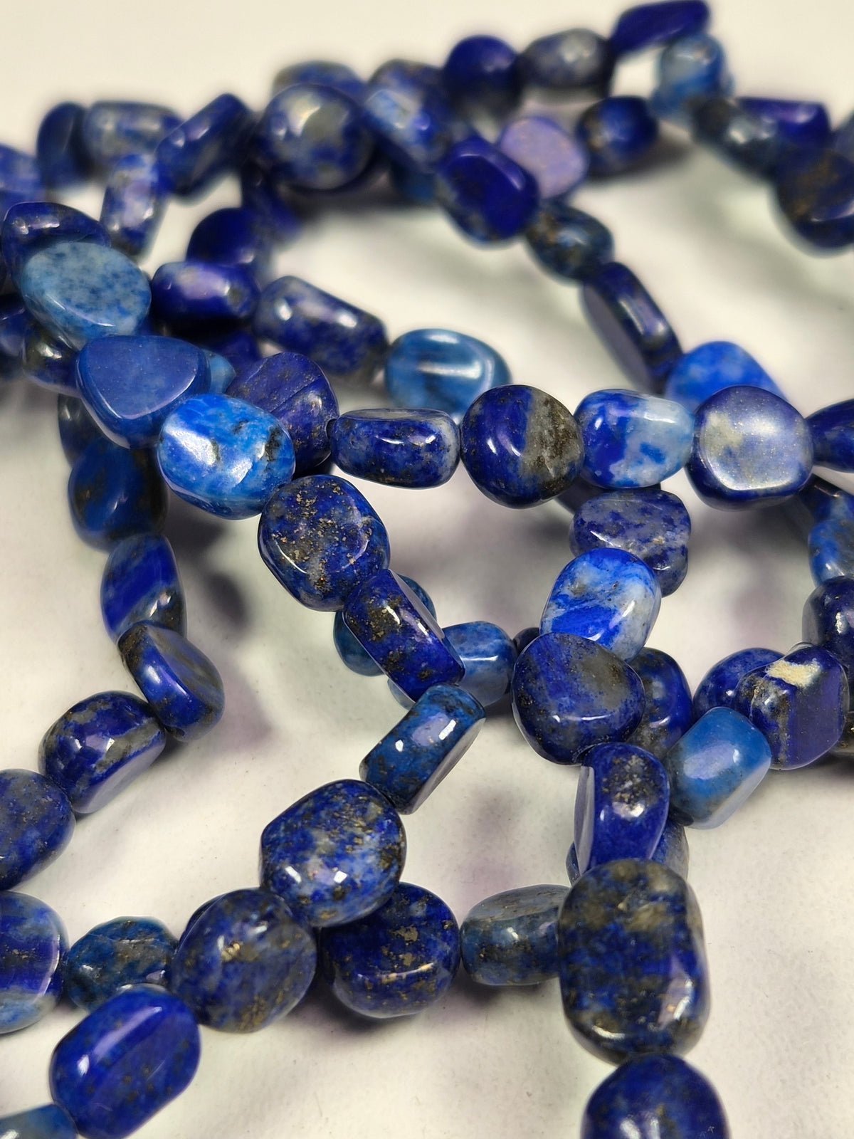 Lapis Lazuli trommelsteen armband 6mm