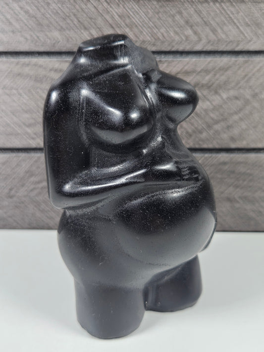Obsidiaan zwangere body