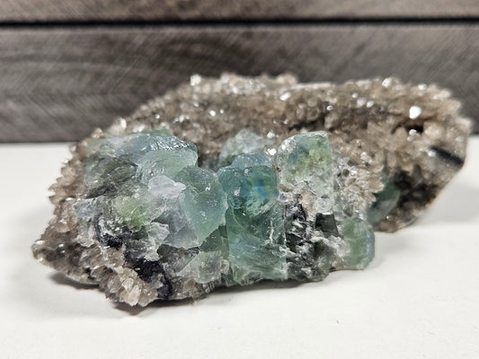 Fluoriet op kwarts 390 gram