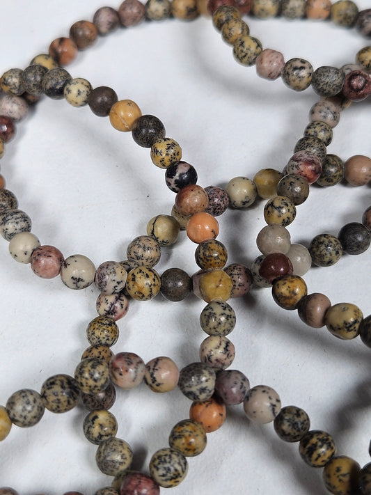 Landschap Jaspis armband 4mm