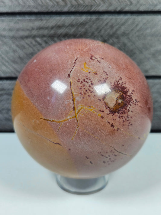 Roze landschapsjaspis bol 570 gram