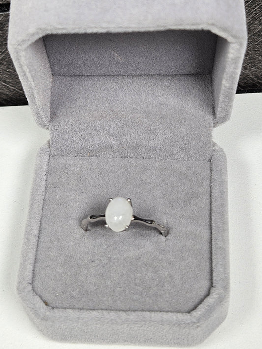 Maansteen s925(zilver) verstelbare ring nr3