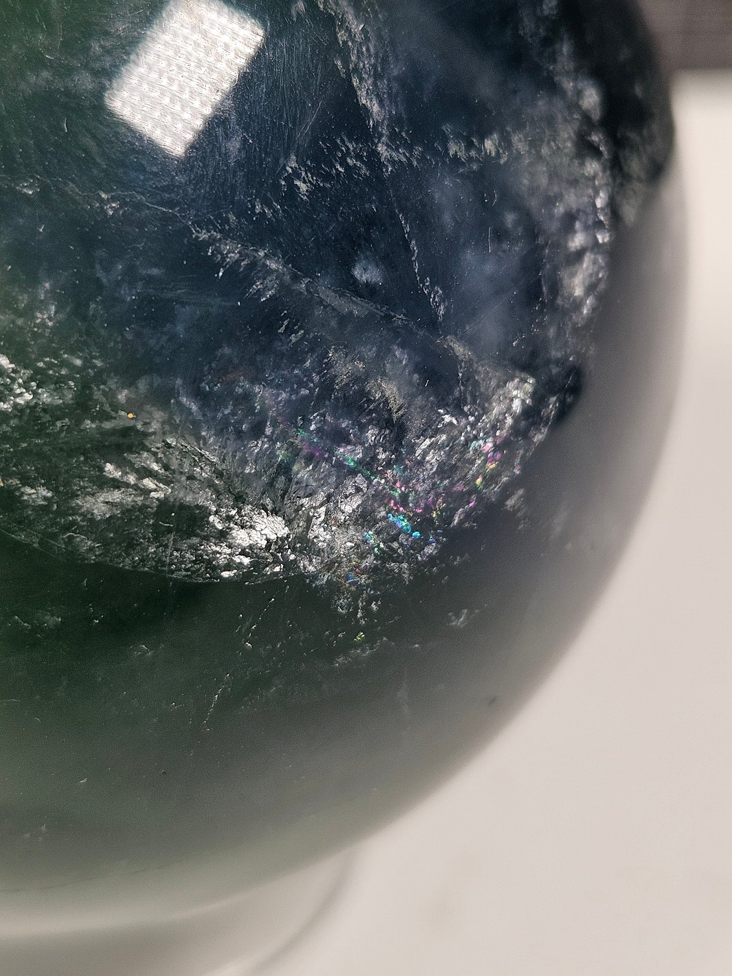 Fluoriet blauw/groen/paars bol 400 gram