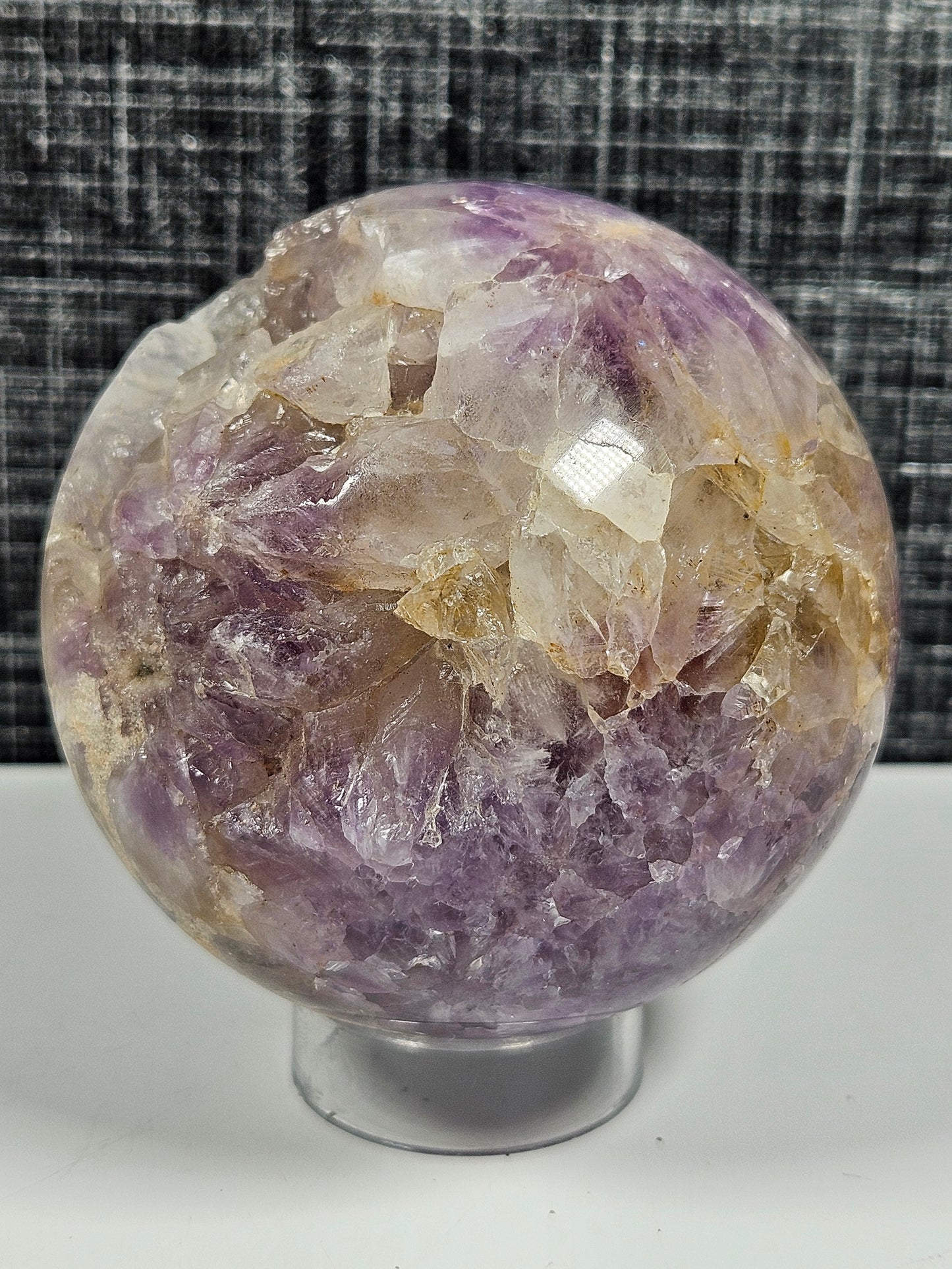 Amethist/Bloemagaat bol 496 gram