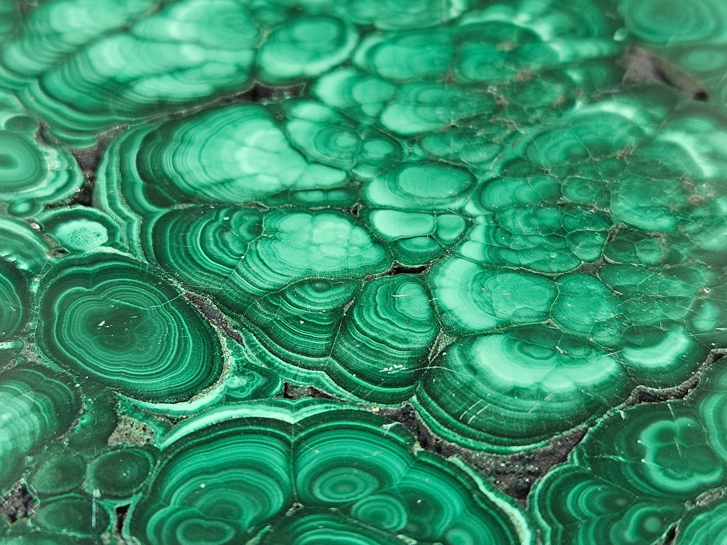 Malachiet slab 350 gram