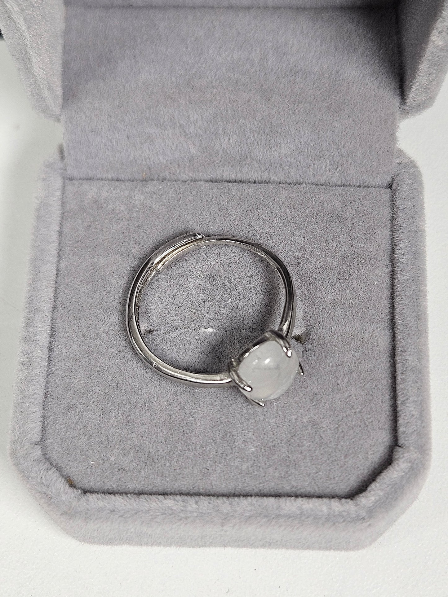 Maansteen s925(zilver) verstelbare ring nr11