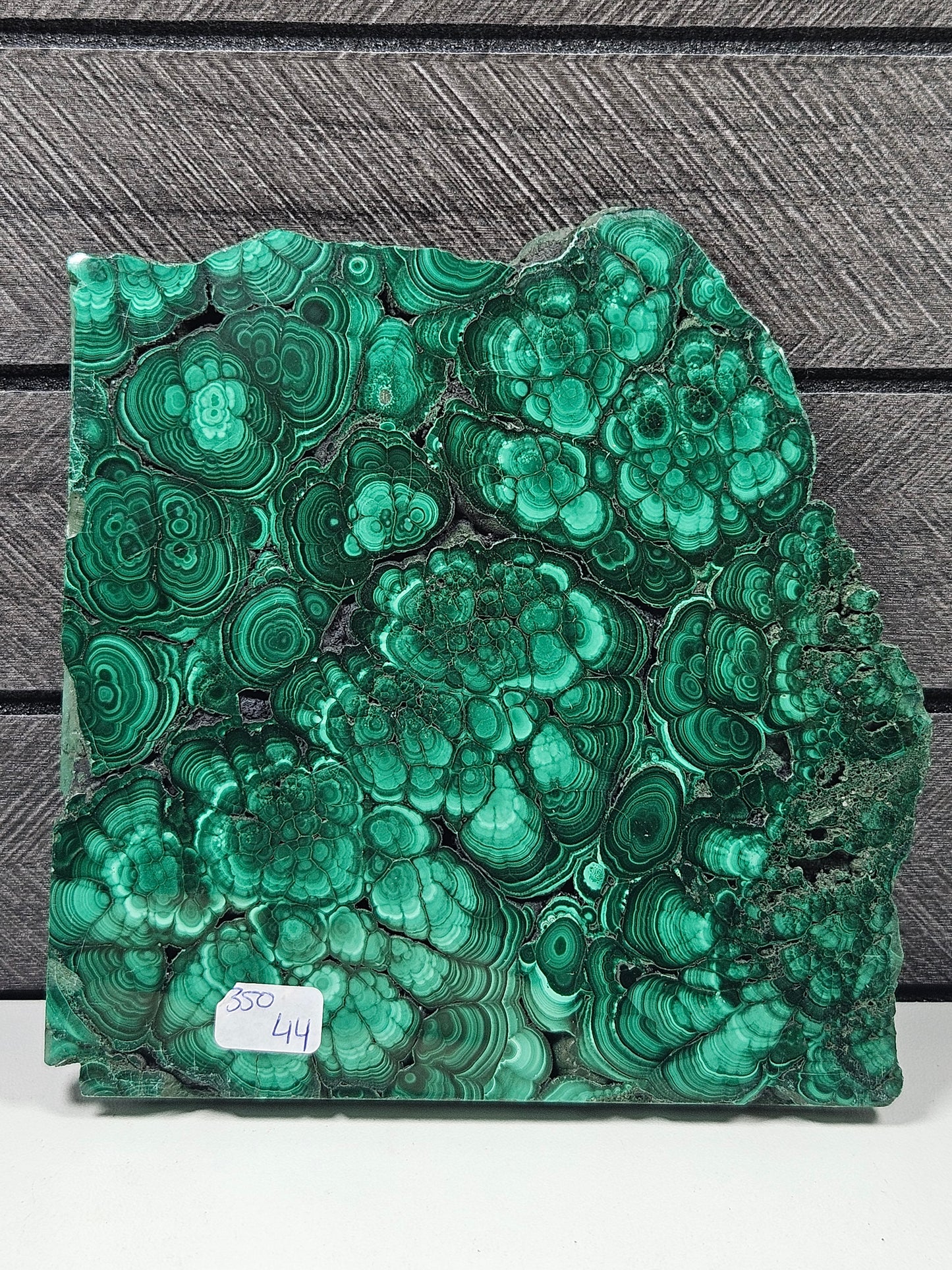 Malachiet slab 350 gram