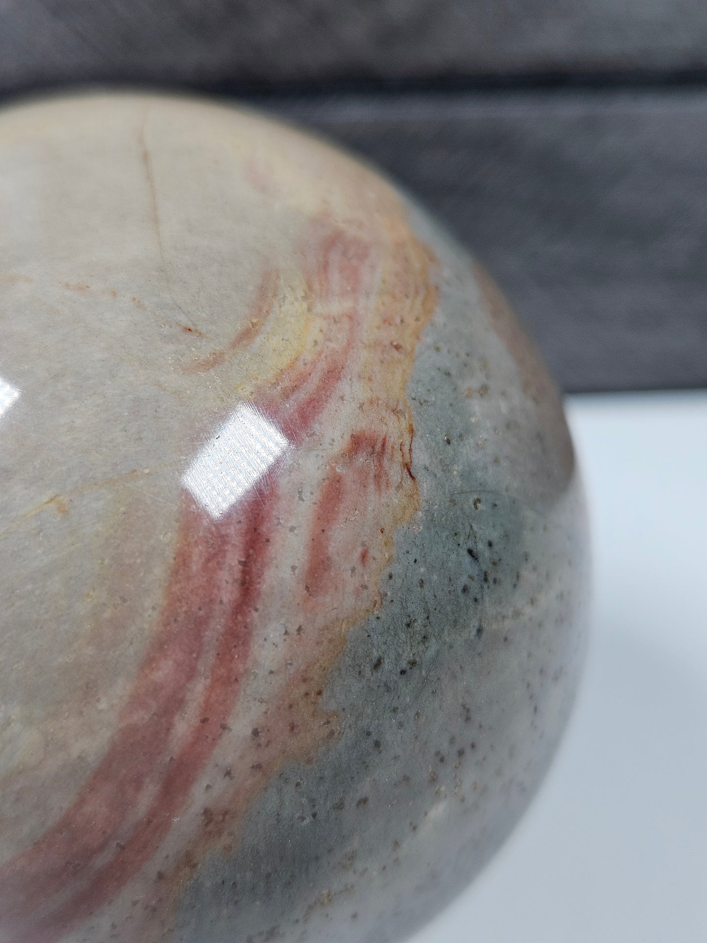 Polychroom Jaspis bol 326 gram