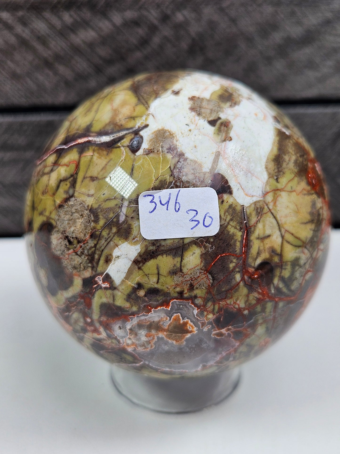 Money agaat bol 346 gram
