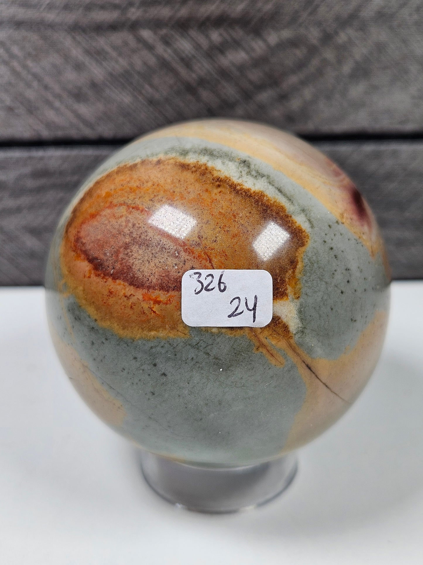 Polychroom Jaspis bol 326 gram