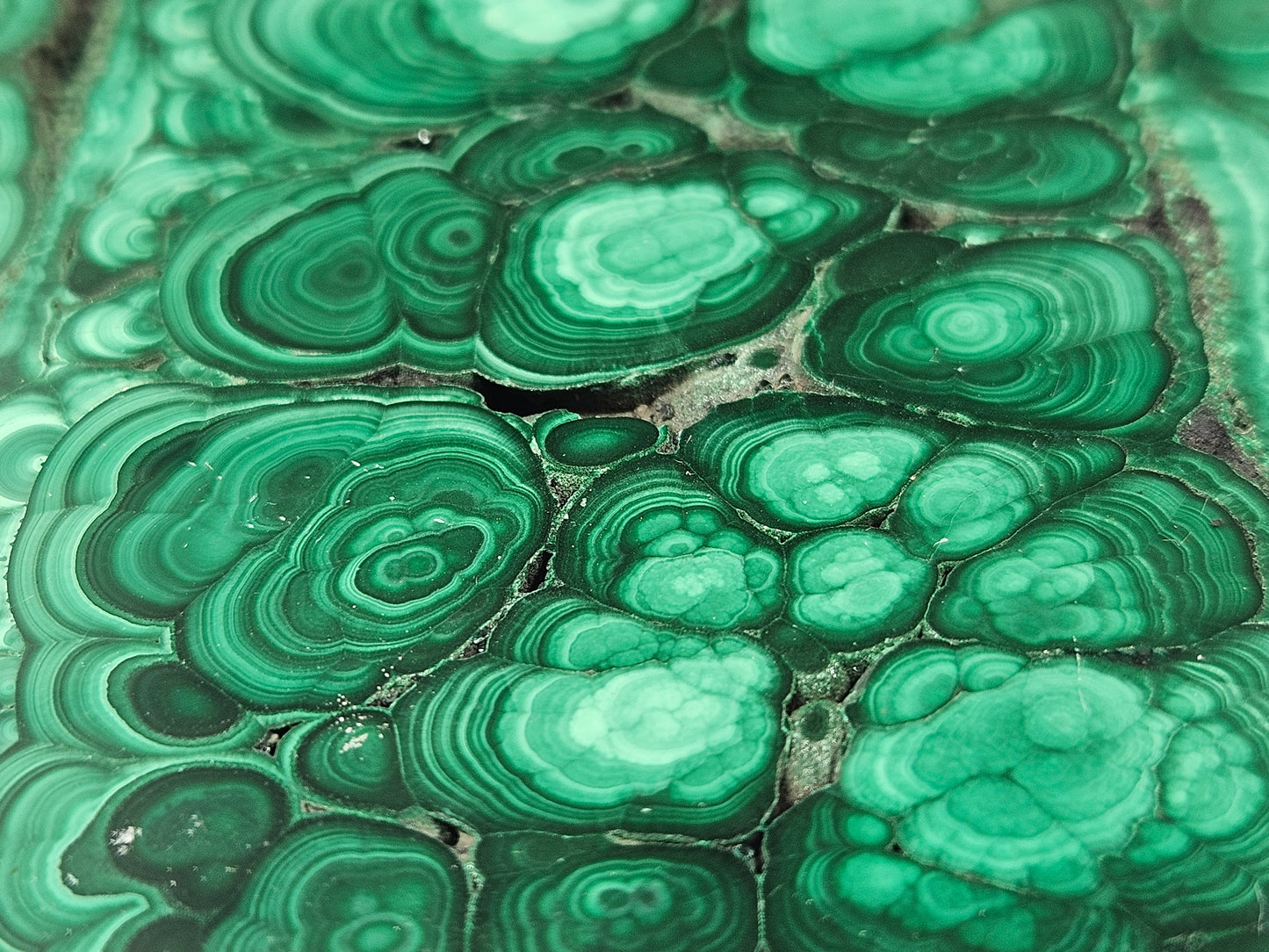 Malachiet slab 350 gram