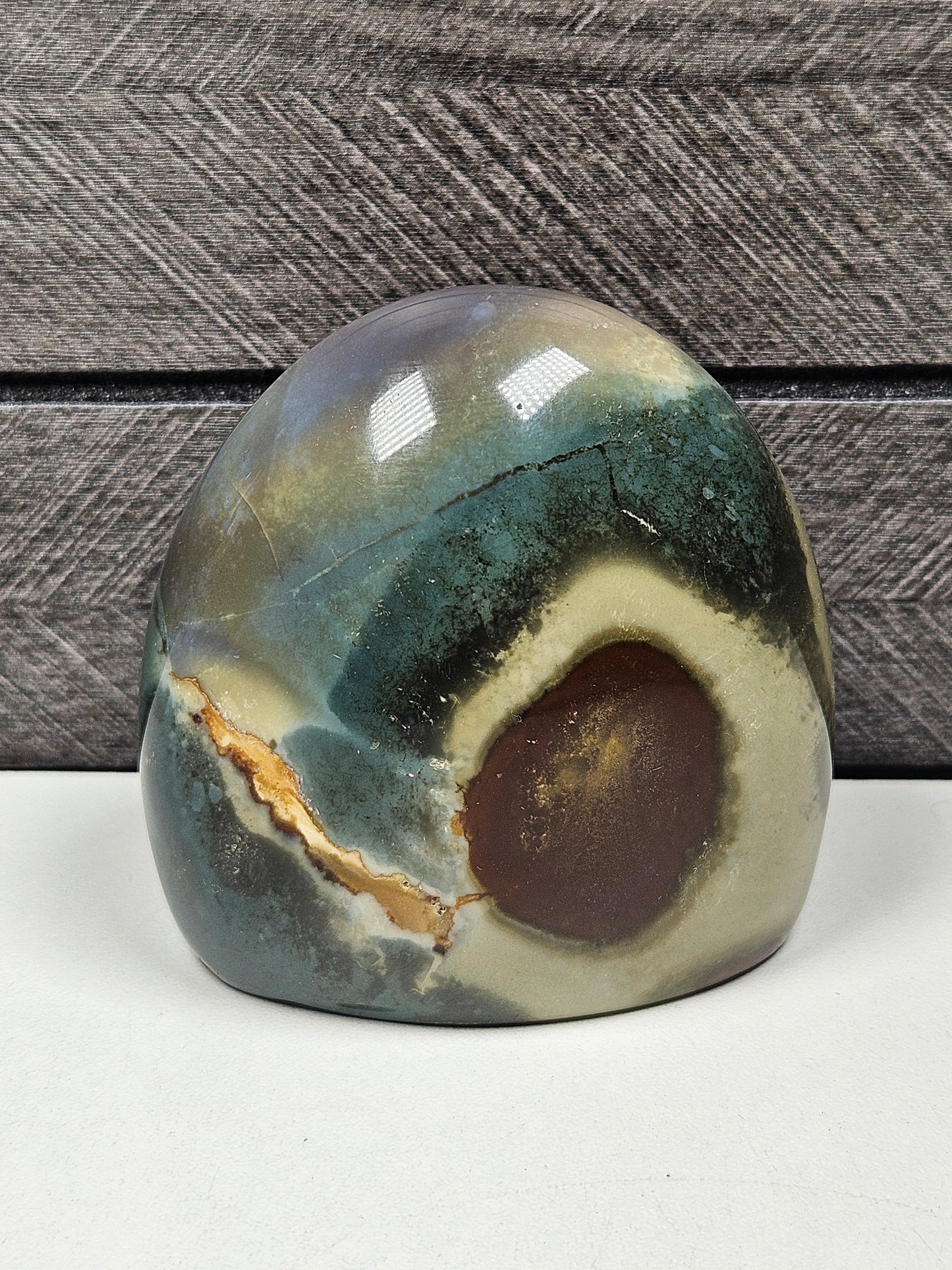 Polychroom Jaspis sculptuur 228 gram