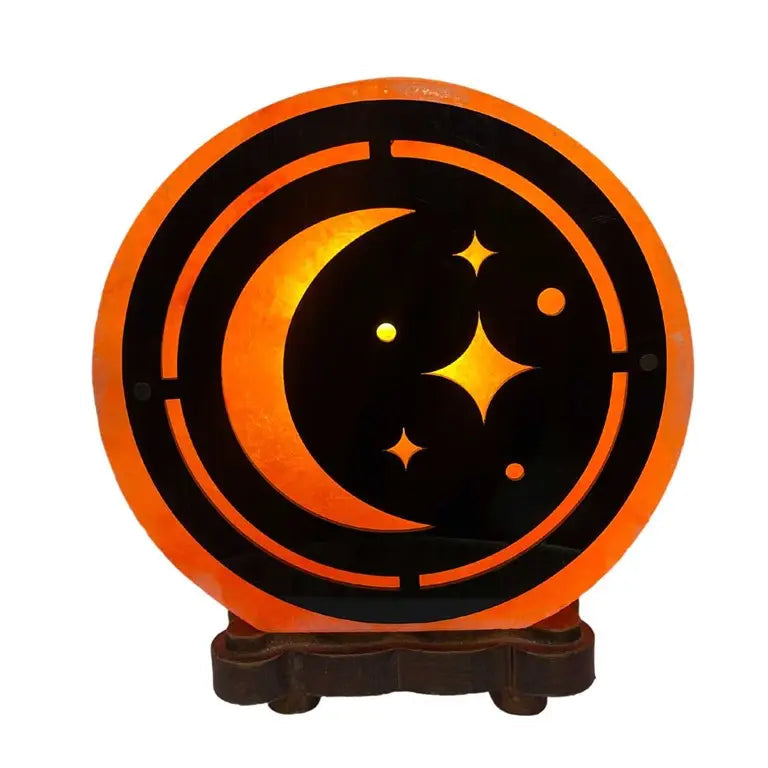 Zoutlamp Maan en Sterren