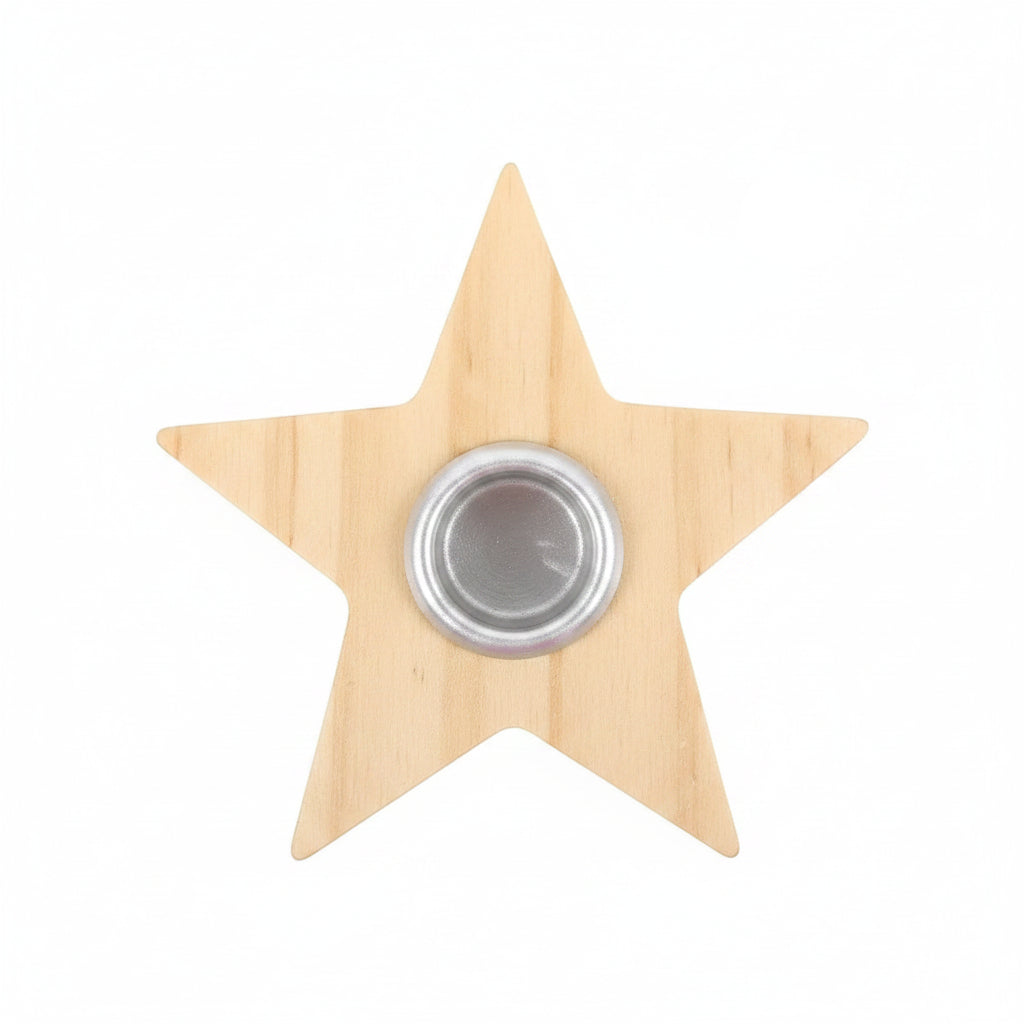 Spell Candle Houder Ster Naturel