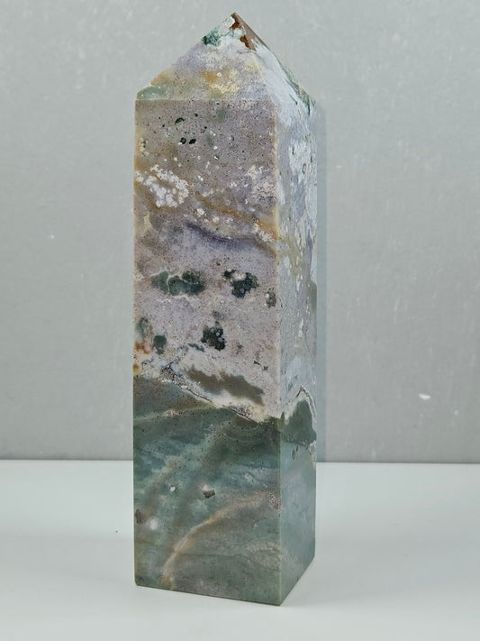 Oceaan jaspis toren 642 gram