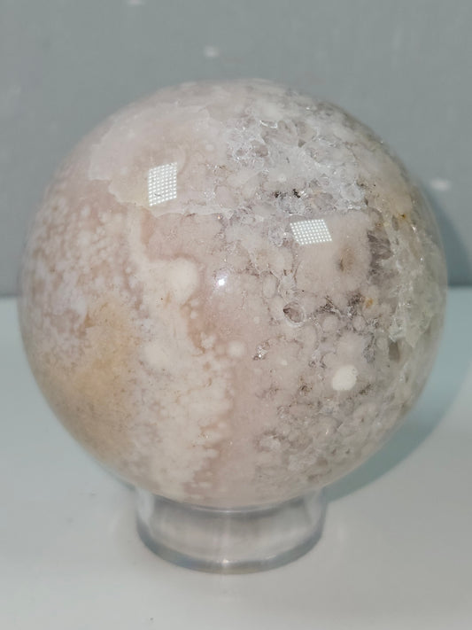 Roze amethist bol 414 gram