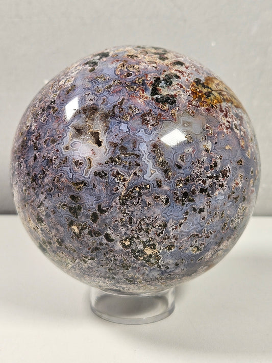 Mosagaat/Oceaan Jaspis bol 882 gram