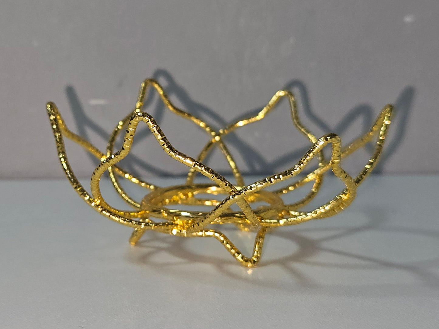 Lotus bolhouder goud