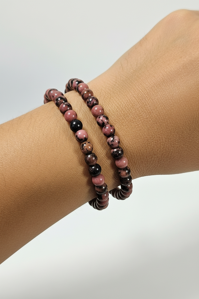 Rhodonit-Armband 4mm