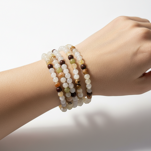 Afghaanse jade armband 4mm