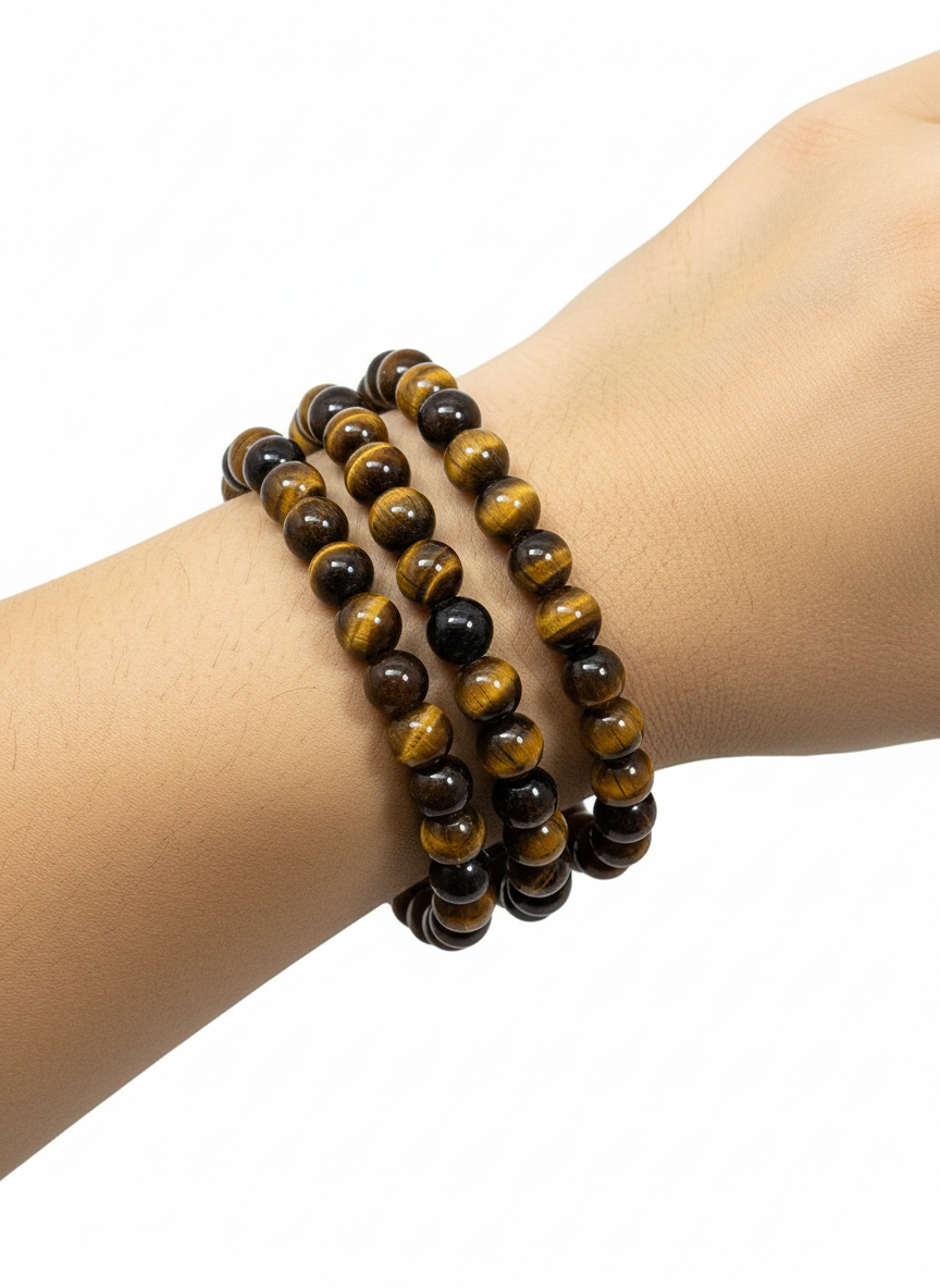 Tijgeroog armband 6mm