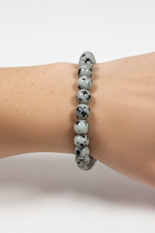 Kiwi jaspis armband 8mm