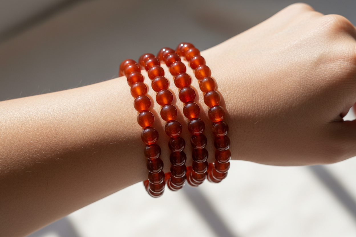 Karneol-Armband 6mm (rot)