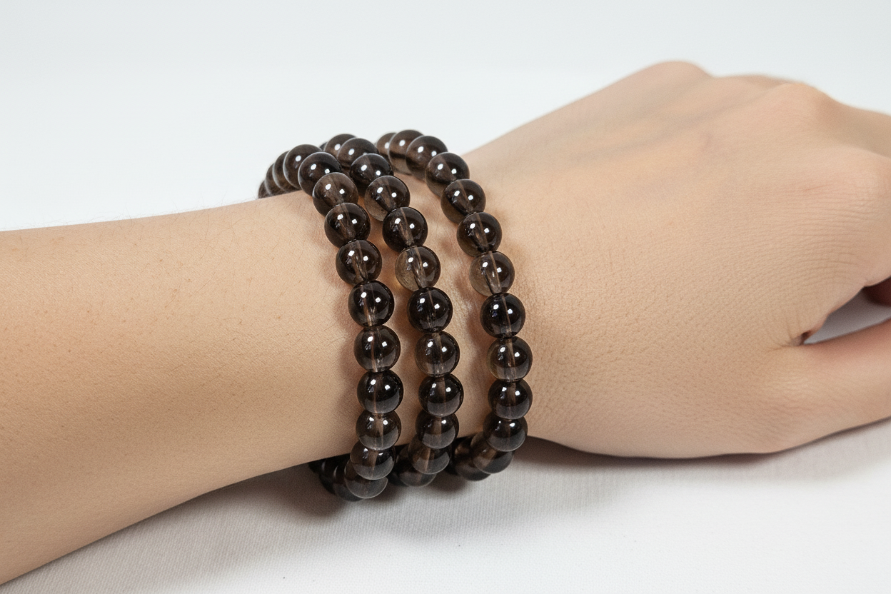 Rookkwarts armband 6mm