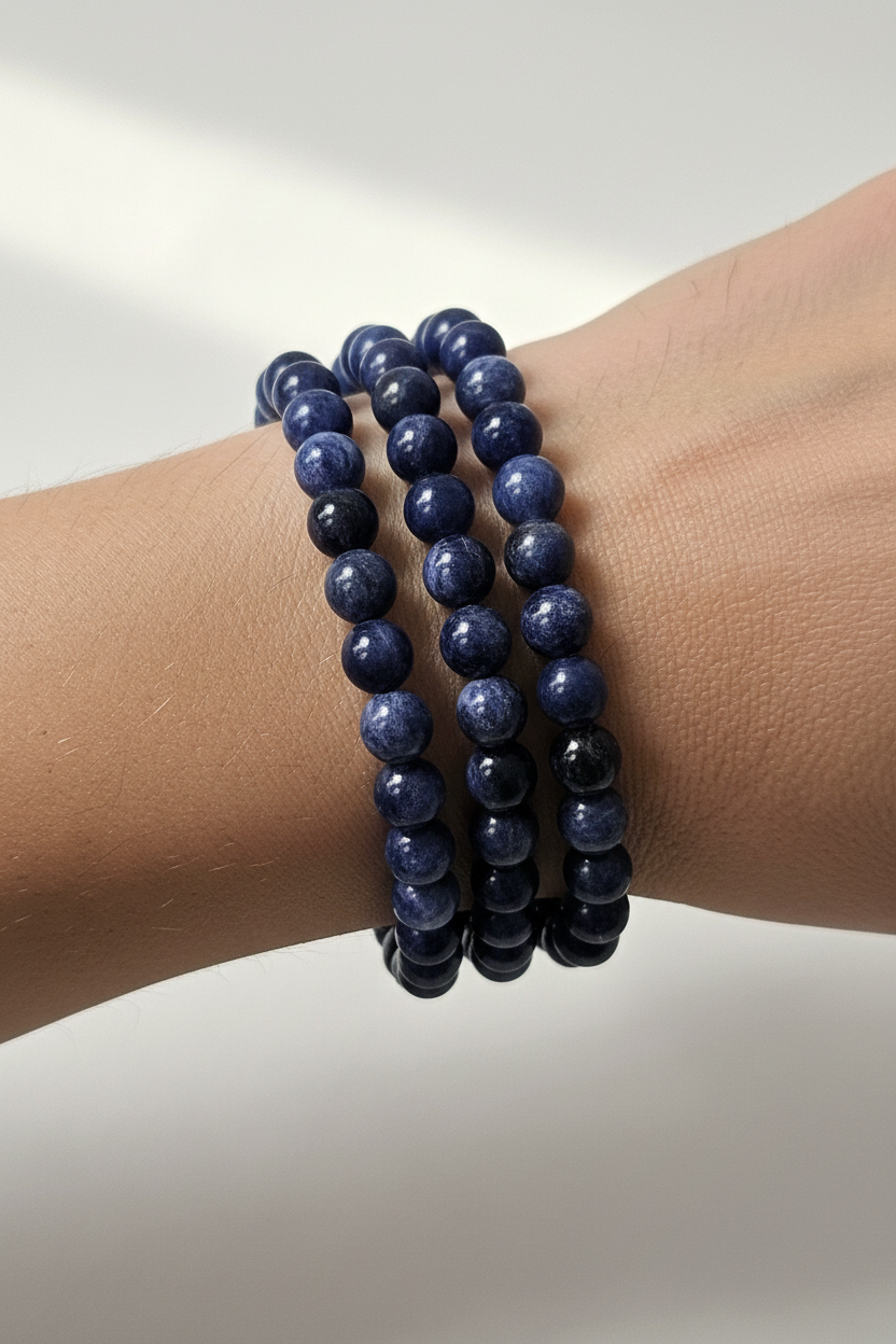 Sodaliet armband 6mm
