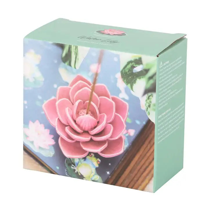 Roze Waterlelie Wierookhouder