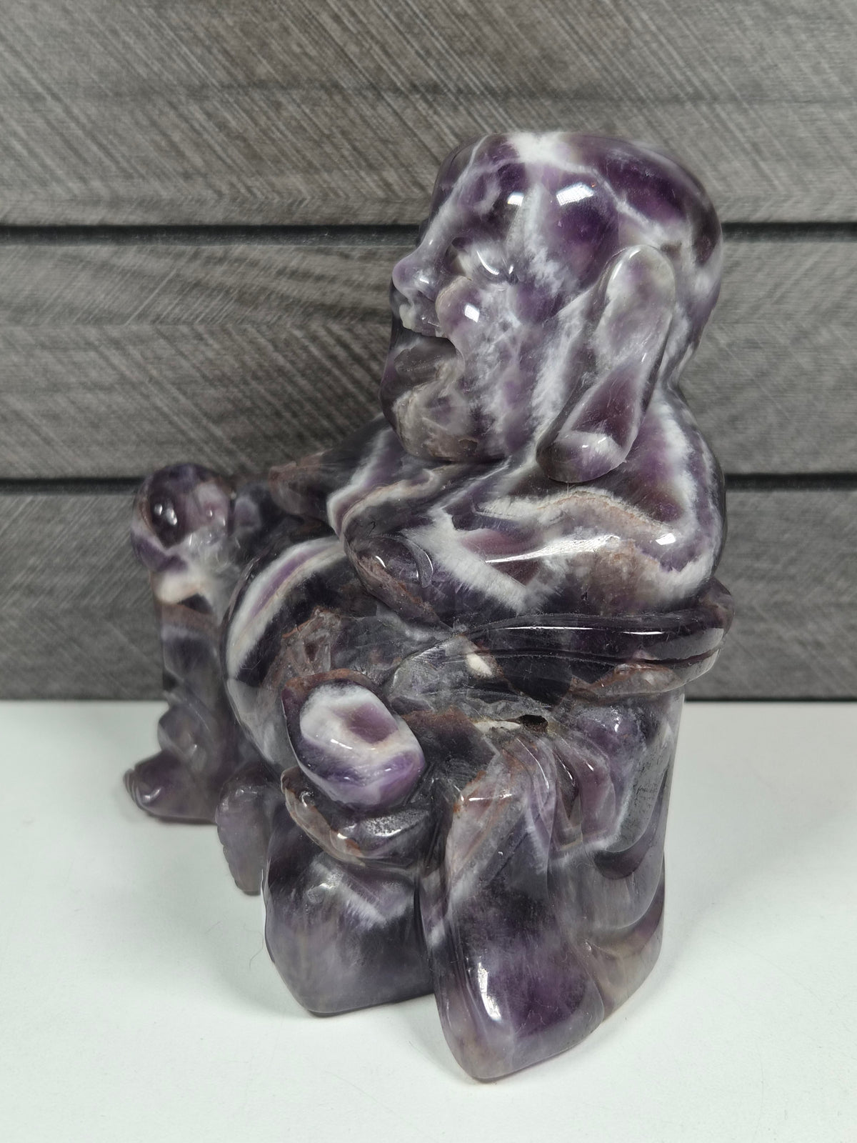 Dream Amethist Happy Buddha 950 gram