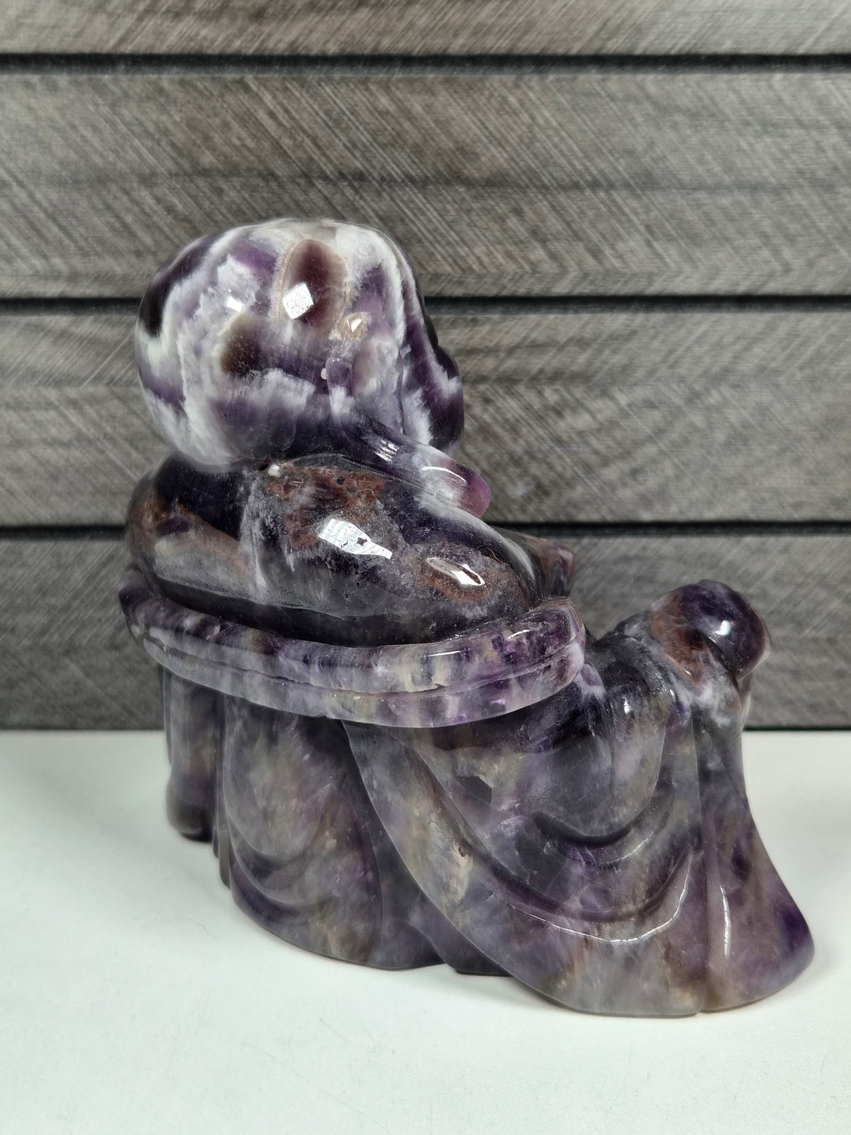 Dream Amethist Happy Buddha 950 gram