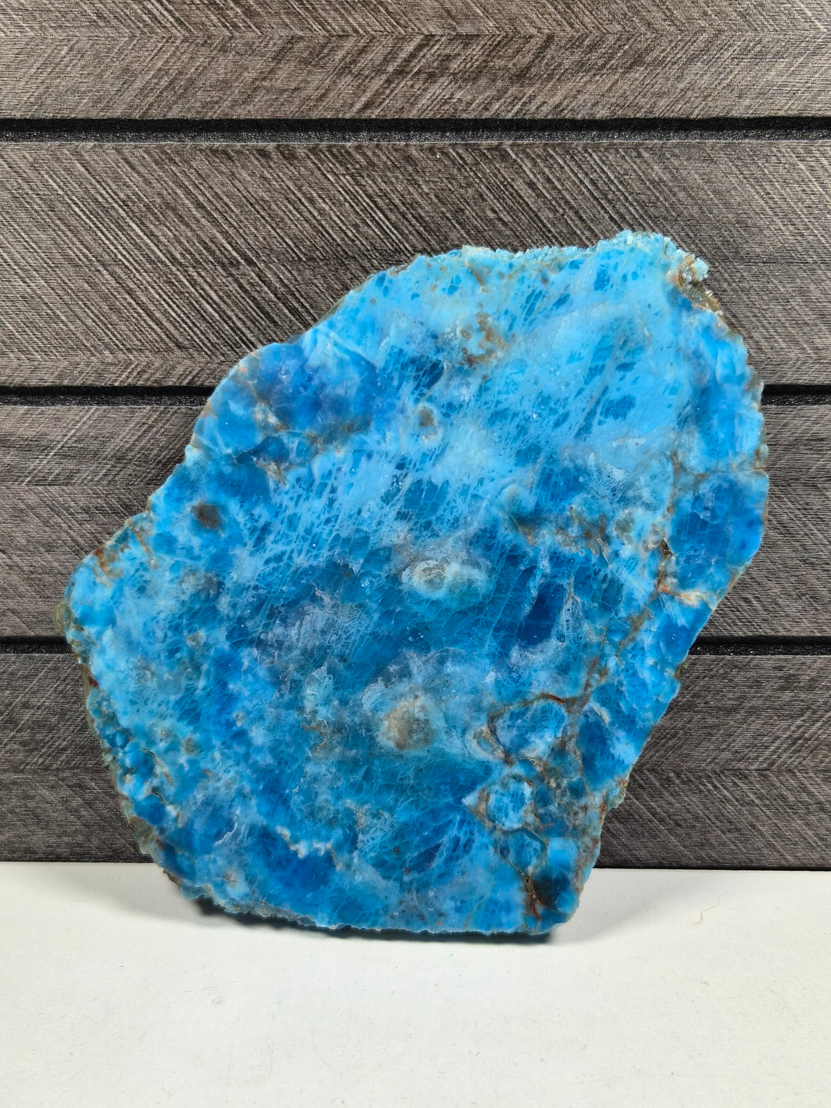 Blauwe Apatiet Slab 250 gram