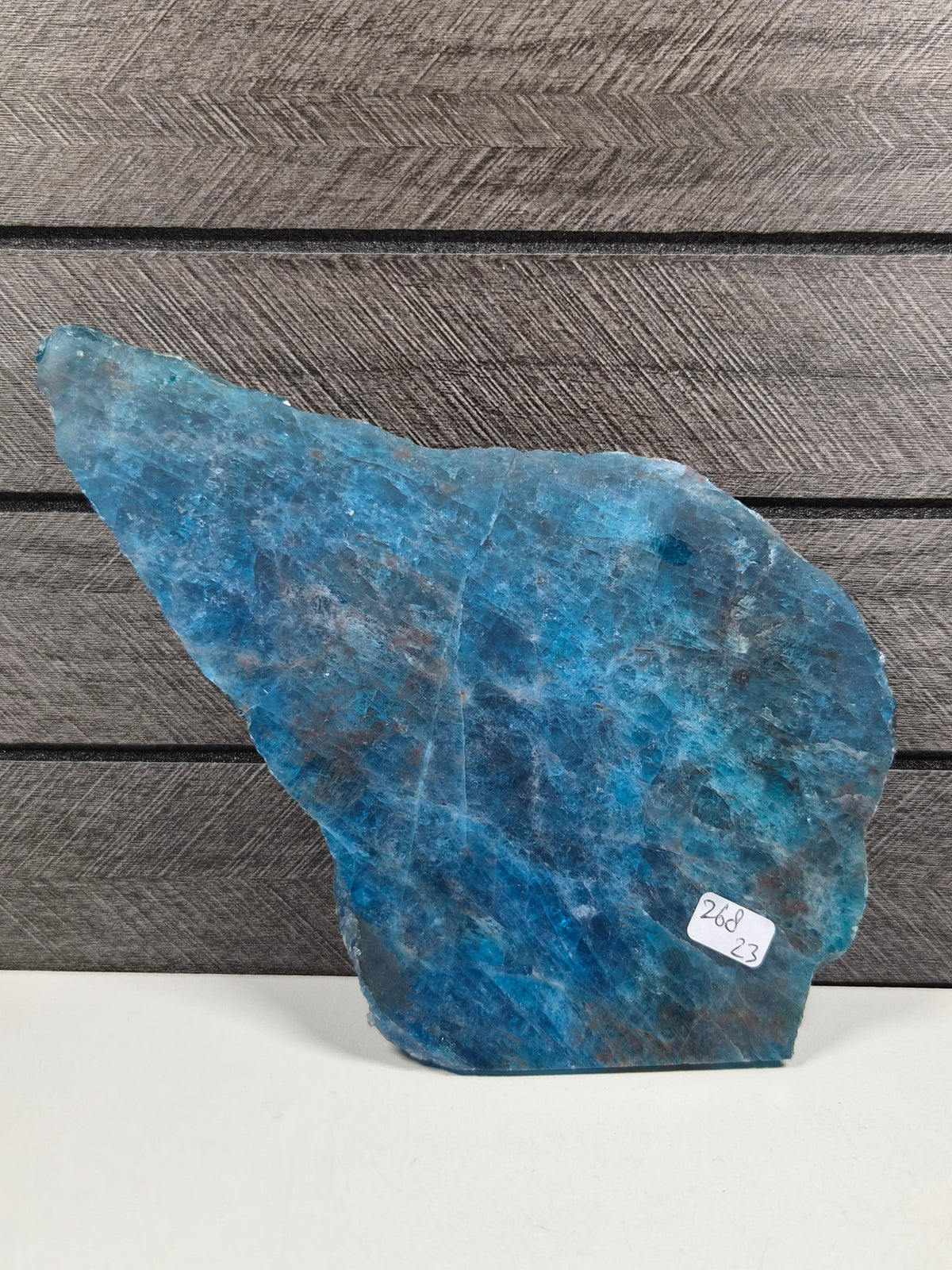 Blauwe Apatiet Slab 268 gram