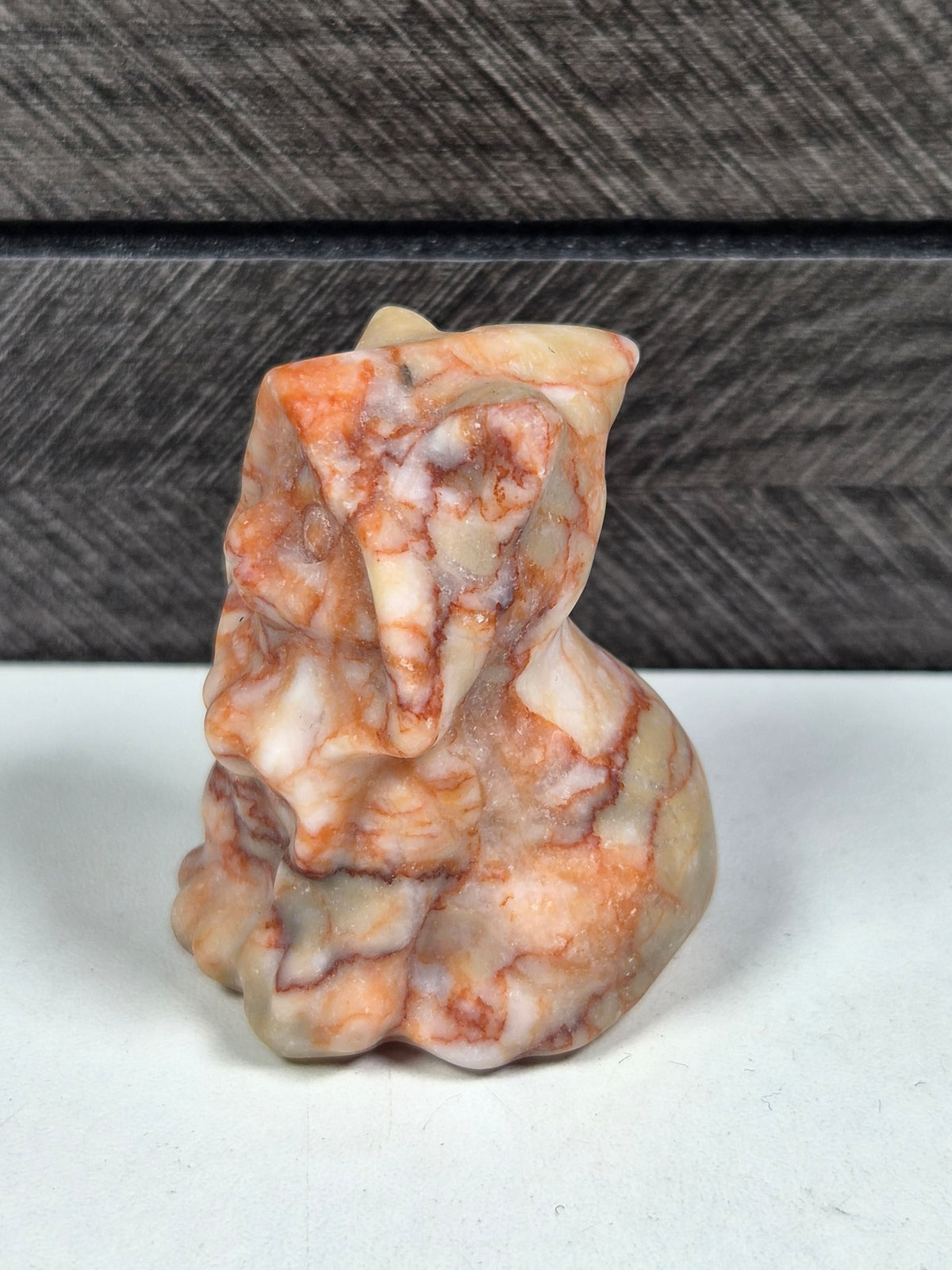 Red Vein Jaspis Kat met Cape