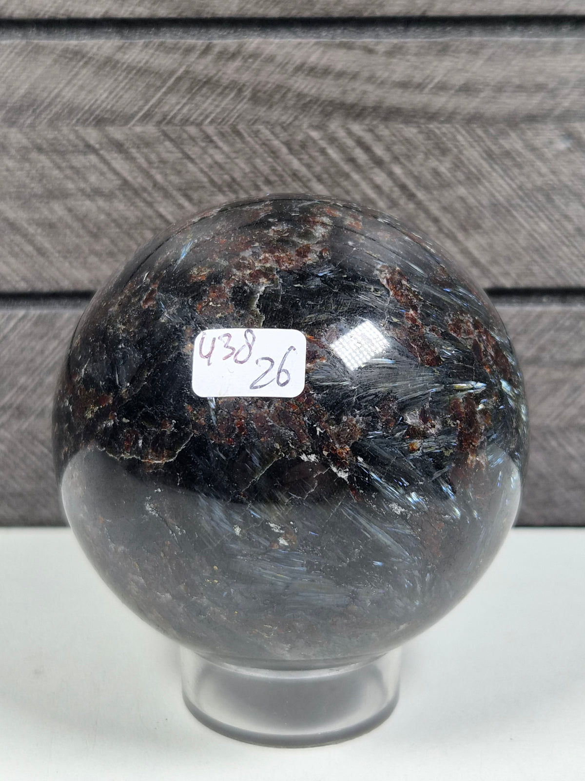 Granaat met Arfvedsoniet Bol 438 gram